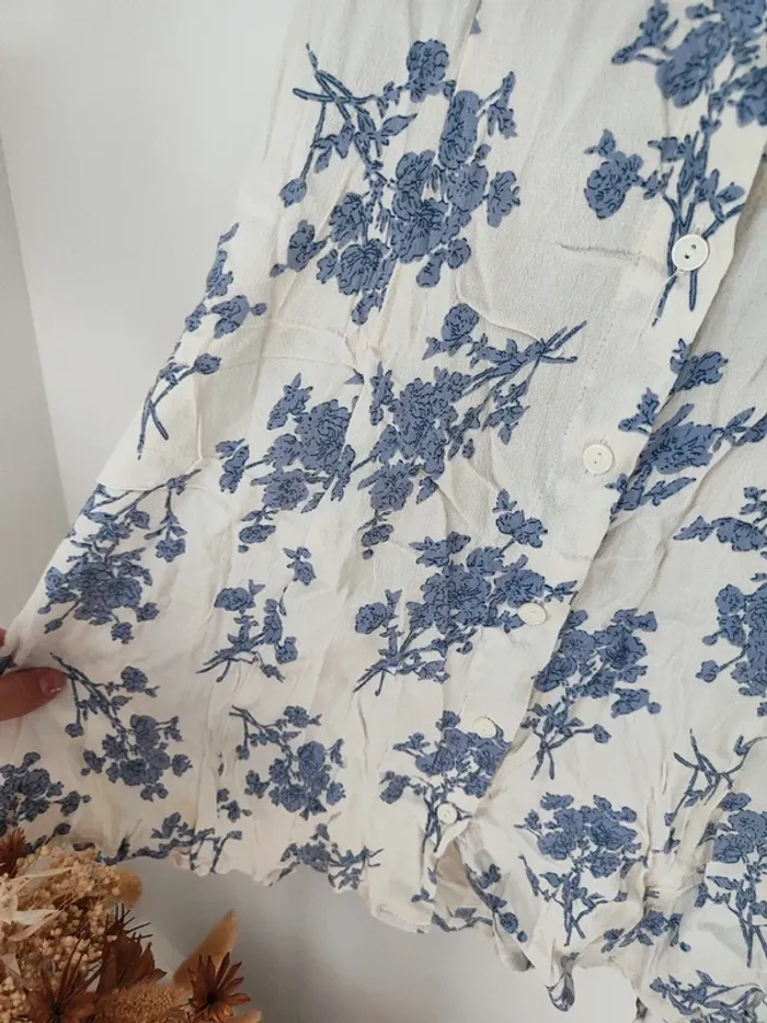 Robe fleurie col bardot - photo numéro 5