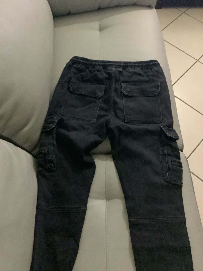 Pantalon type cargo slim noir Taille XS marque FSBN - photo numéro 6