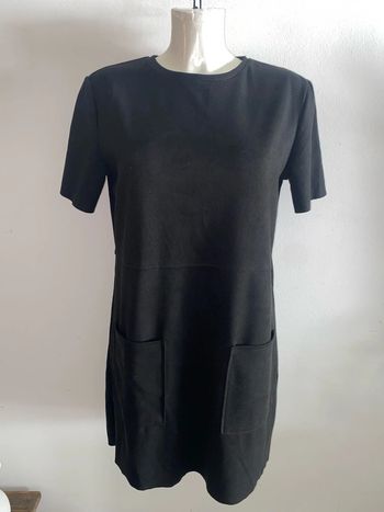 Robe droite noir  Zara