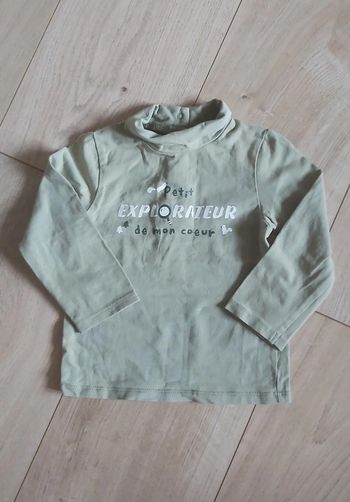 Tee-shirt col roulé garçon Kiabi 18 mois (78)