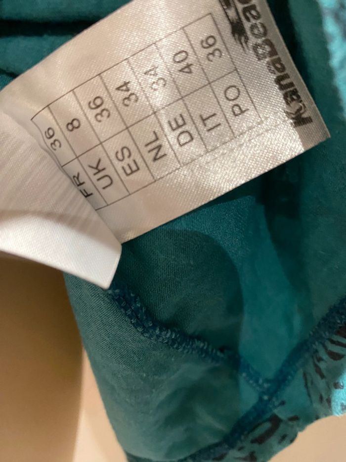 Kanabeach biologique blouse taille 36 bleu bleu canard - photo numéro 18