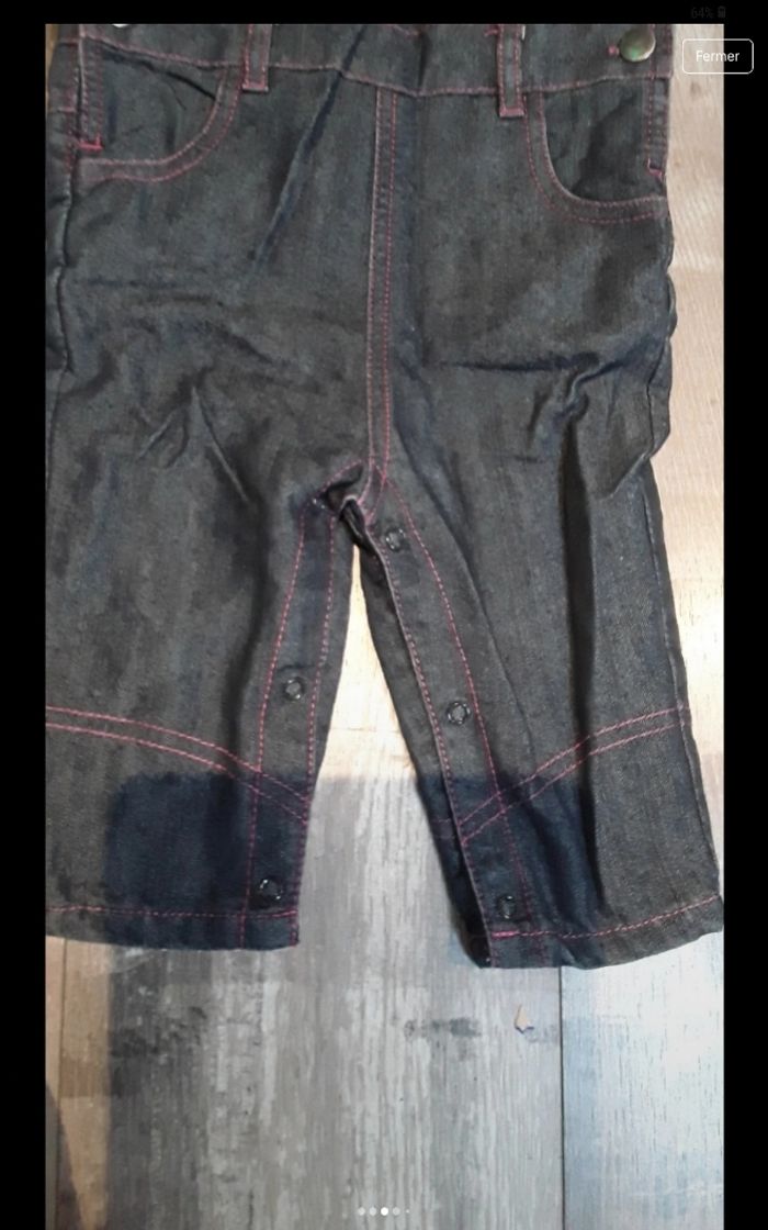 Salopette en jeans - photo numéro 3