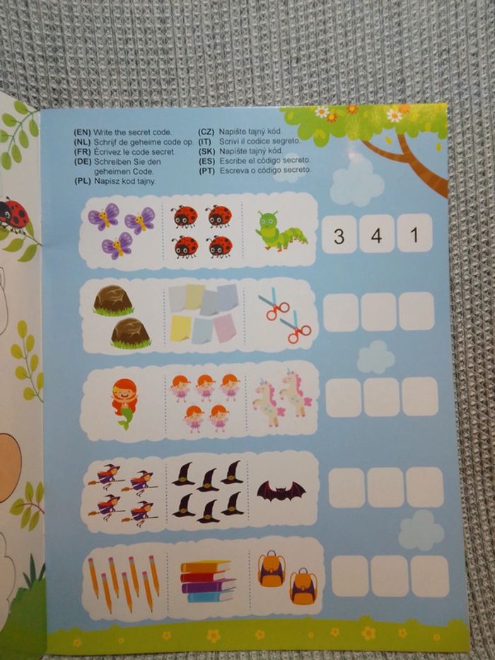 Livre ardoise activités "écrit et efface"/ 8 ans + - photo numéro 4