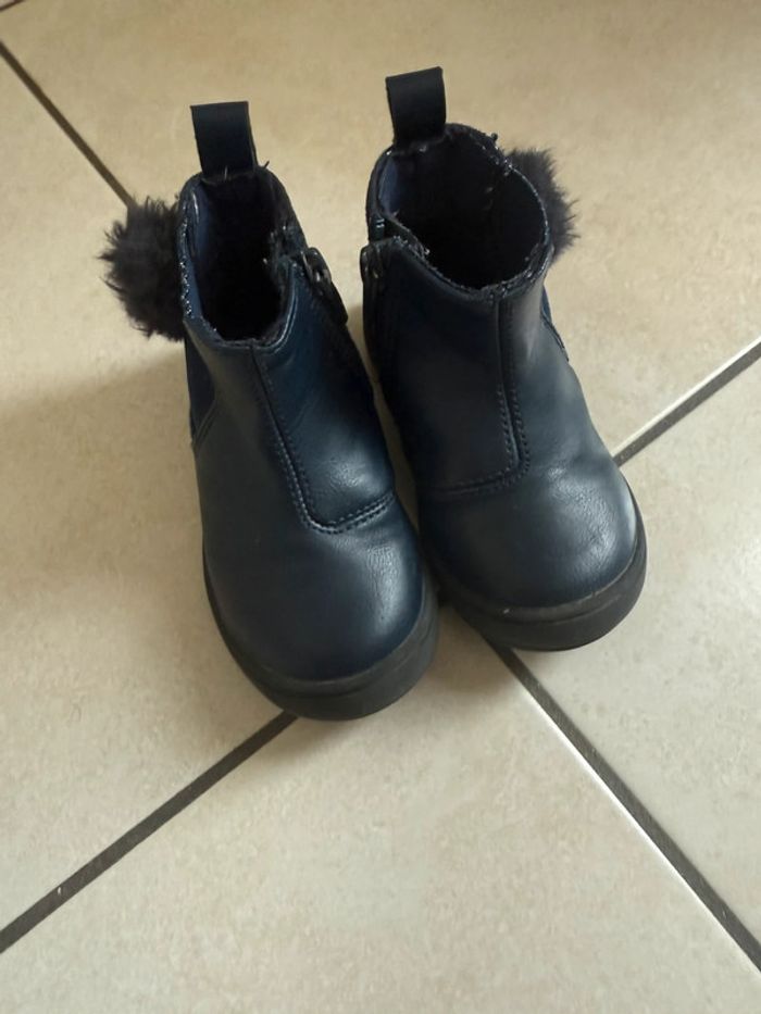 Bottines bleues