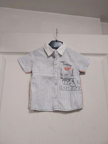 Chemise bébé garçon 6 mois tissaia