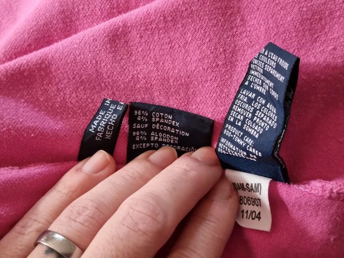 Polo tommy hilfiger T34-36 ou 164 - photo numéro 7