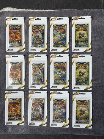 4 arts set complets de booster EB09 stars étincelantes scellés