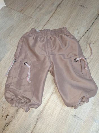 Pantalon gris fille 12 mois