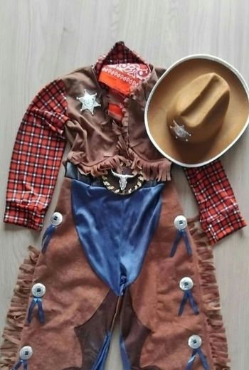 Déguisement Cow-Boy 8 ans Garçon Carnaval Complet avec Chapeau