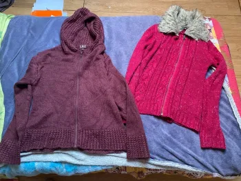2 gilets hiver fille 14 ans