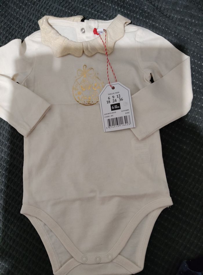 Ensemble Noël pour bébé fille 6 mois, sergent major - photo numéro 2