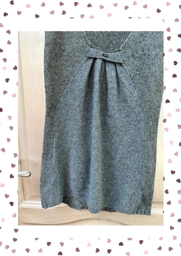 Robe en laine IKKS taille S grise - photo numéro 5
