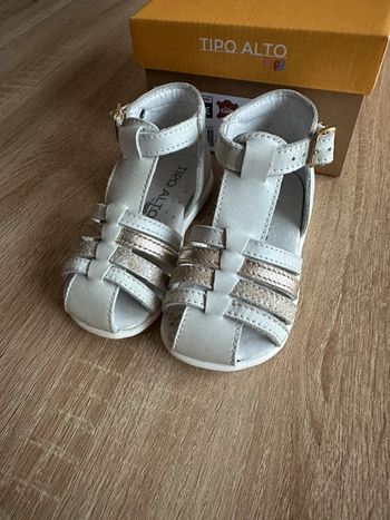 Sandalettes Tipo alto blanches