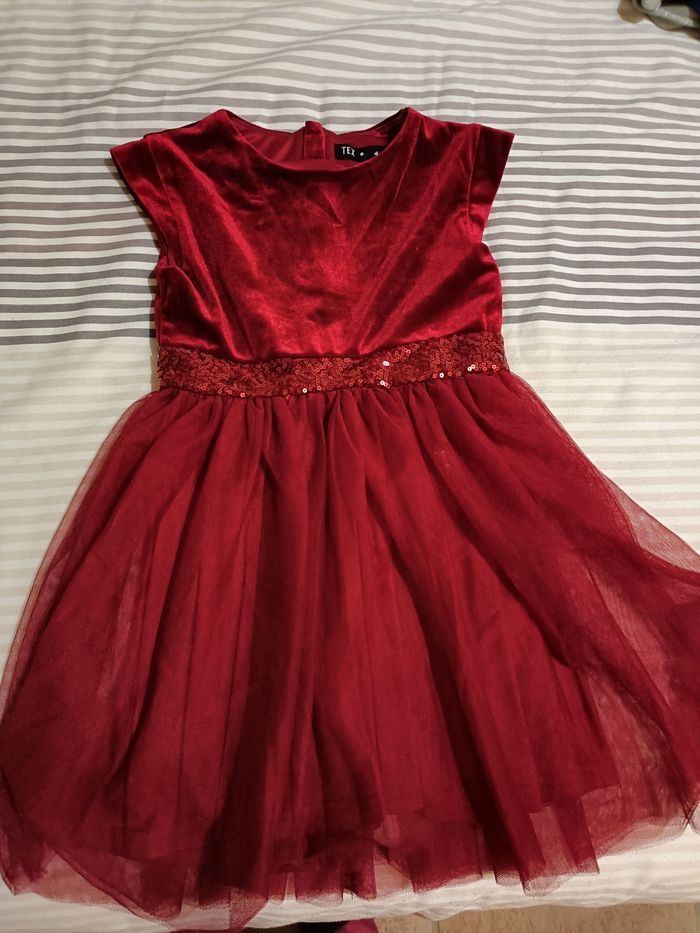 Robe velours et voile - photo numéro 2