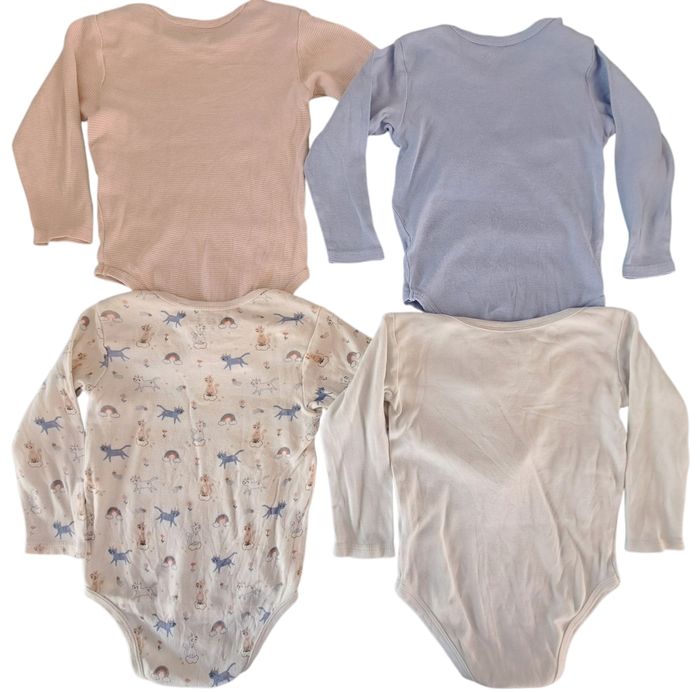 Lot de 4 bodies ML fille 36 mois BE - photo numéro 2