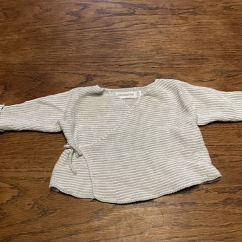 Gilet gris taille 1 mois