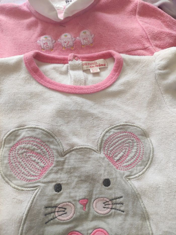Lot 5 pyjamas 18 mois - photo numéro 2
