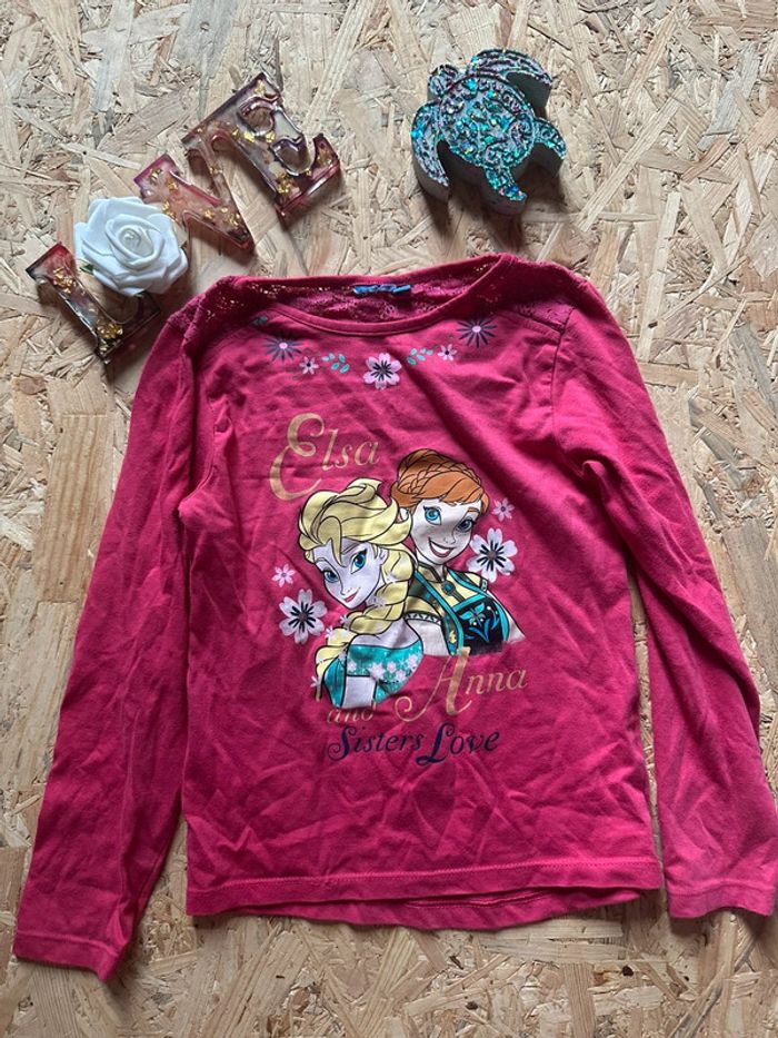 T-shirt Enfant Elsa & Anna