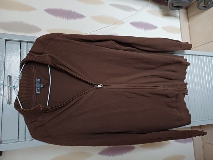 jeans troué et gilet zippé hommes Taille XL - photo numéro 2