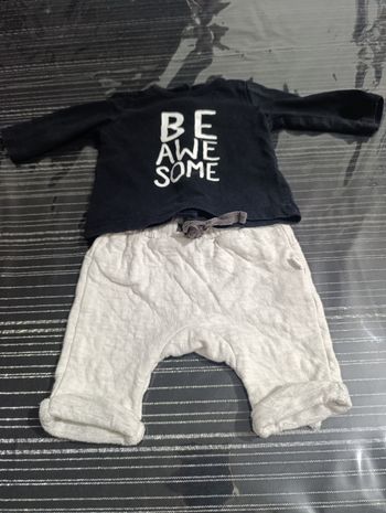 Ensemble garçon 1 mois