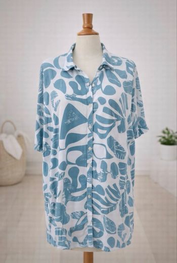 Chemise Jack & Jones - Bleu Clair & Blanche