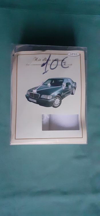 Kit décoration voiture des mariés