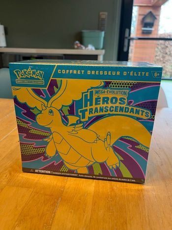 Coffret Dresseur d'elite ETB Mega Evolution Heros Transcendants ME2.5