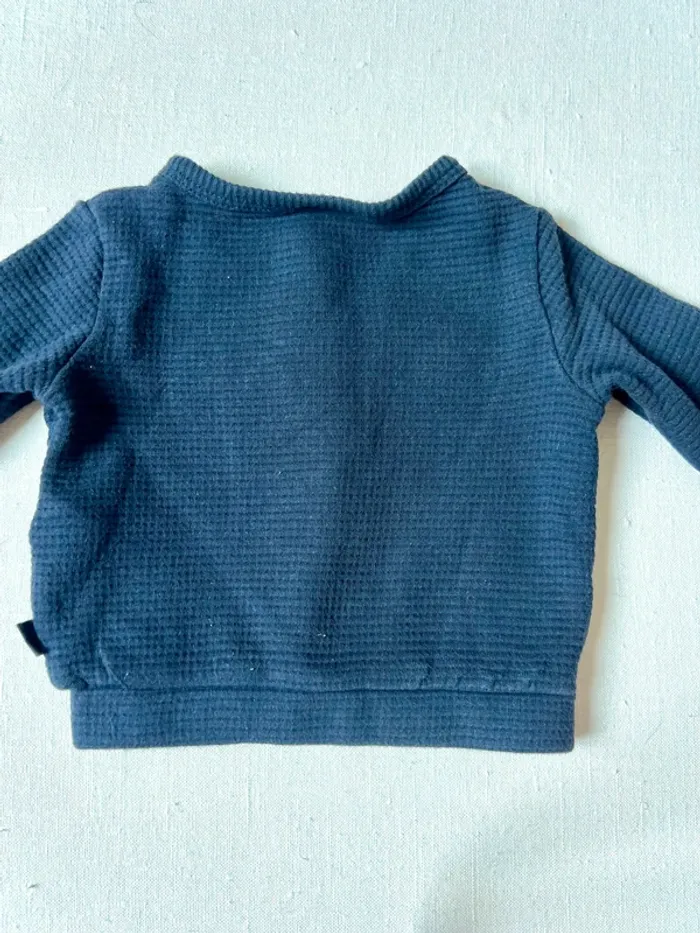 Ensemble 3 mois 59 cm Tape à l’œil – pyjama tropical + gilet – très bon état - photo numéro 9