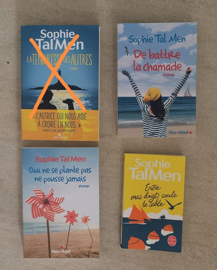 19 € avec code réduction - 3 romans de Sophie Tal men - 2 Grands format + 1 livre de poche - photo numéro 2