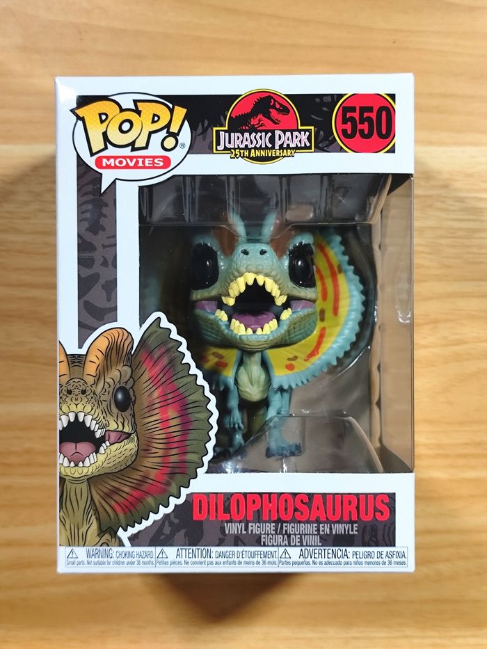 Funko Pop! Movies - Dilophosaurus 550 (Jurassic Park 25th Anniversary)