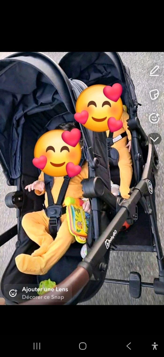 Poussette jumeaux complette - photo numéro 2