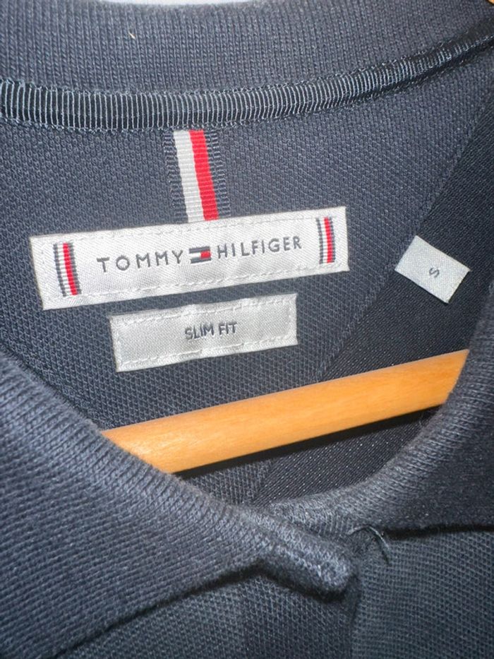 Robe polo slim fit bleu marine Tommy Hilfiger - photo numéro 3