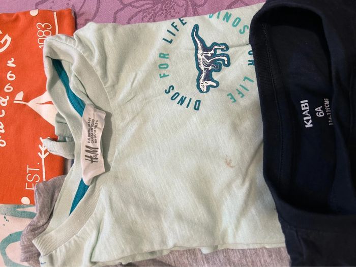 Lot 14 t shirts manches courtes 6 ans - photo numéro 12