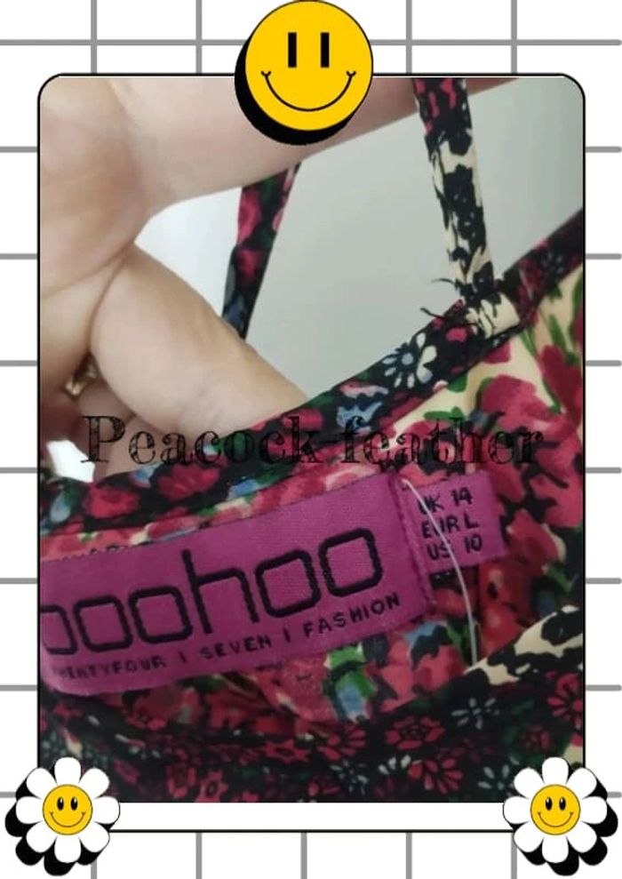 Robe Boohoo 42 rouge épaules dénudées - photo numéro 6
