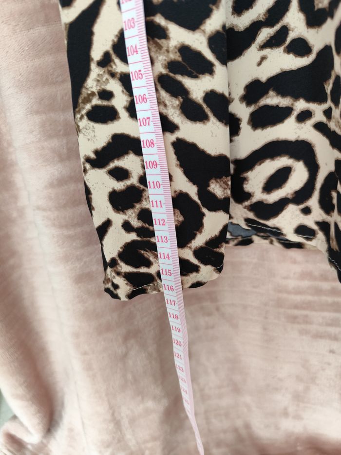 Robe longue T40 léopard - photo numéro 3