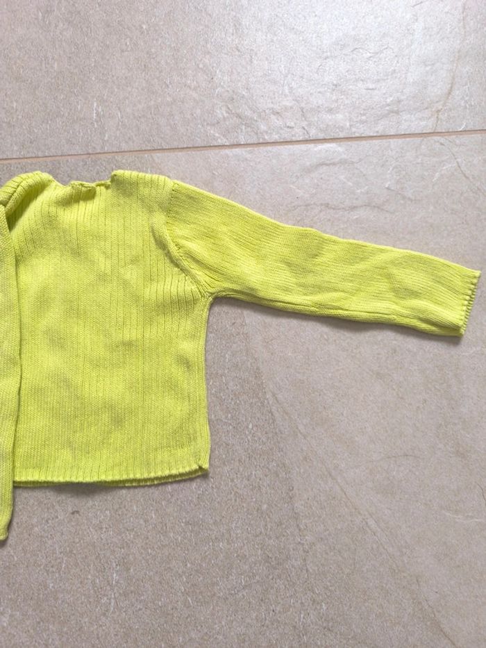 Gilet Bonpoint vert 12 mois - photo numéro 6