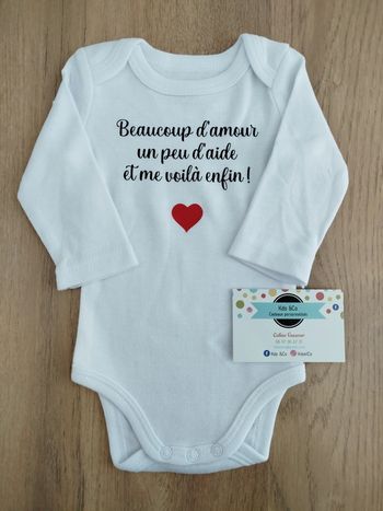 Body annonce grossesse PMA FIV beaucoup d'amour un peu d'aide et me voilà enfin