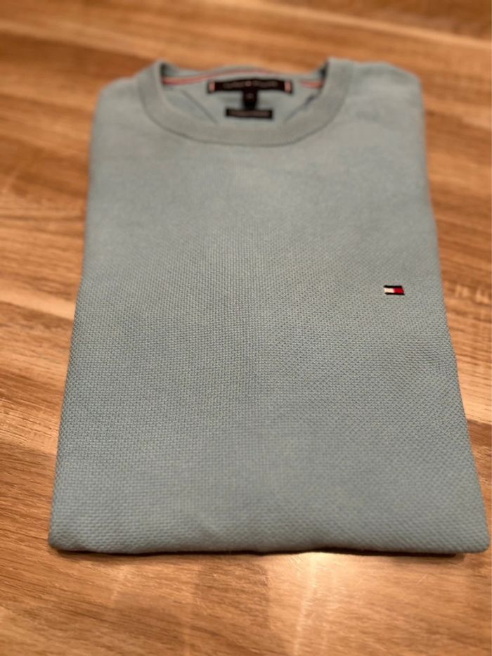 Pull homme Tommy Hilfiger bleu clair - photo numéro 2