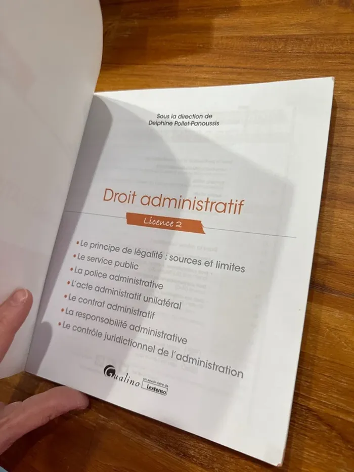 Livre droit administratif, licence deux - photo numéro 4