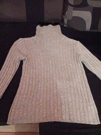 Pull col roulé