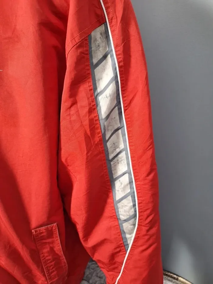 Blouson vintage nike homme rouge taille 2XL brodé (254) - photo numéro 7