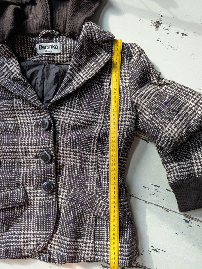 Blazer court à carreaux Bershka – Style preppy vintage - photo numéro 10