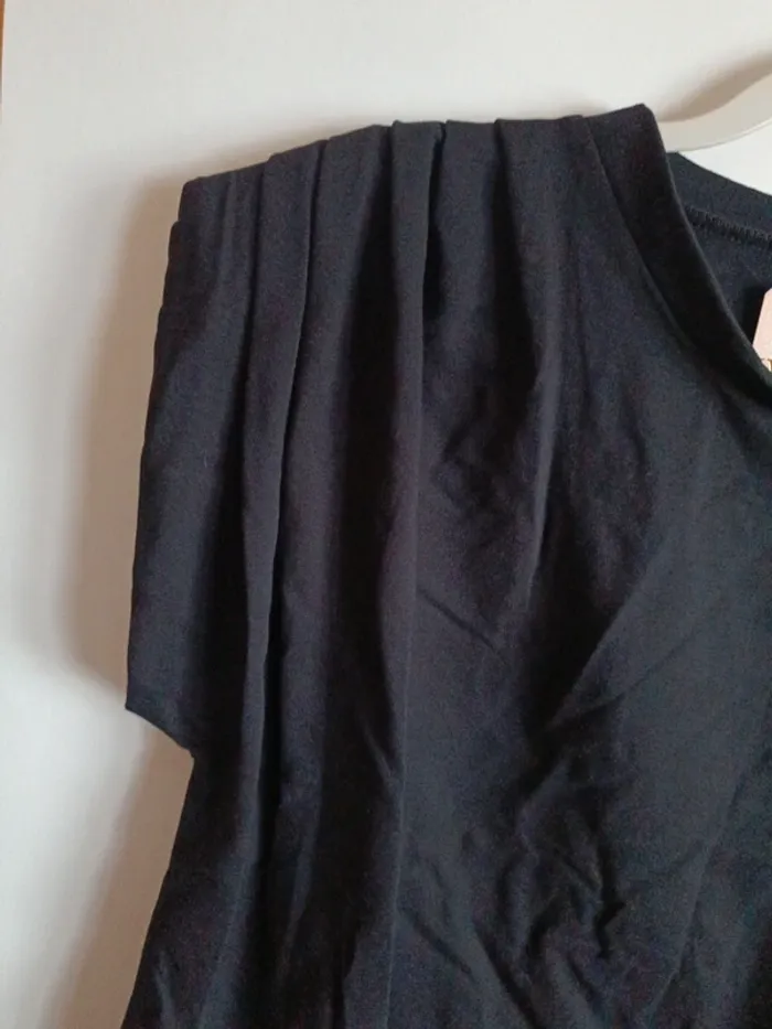 Tee shirt épaulettes noir - photo numéro 4