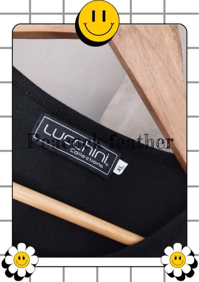 T-shirt noir neuf Luchini xl - photo numéro 3