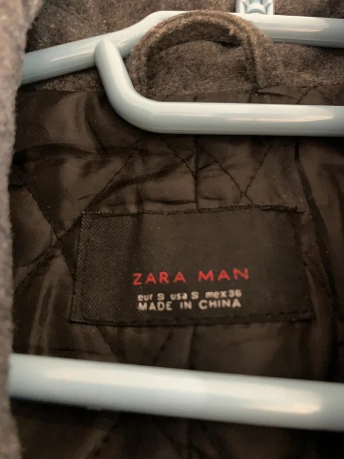 Manteau long ZARA Gris S - photo numéro 4