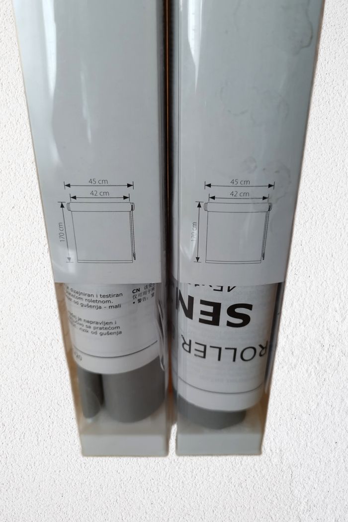 JYSK - 2 Stores Enrouleurs Senja - Gris - 45x170cm Neufs. - photo numéro 5