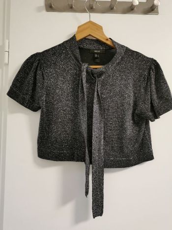 Boléro argenté - 38/40 - Mango