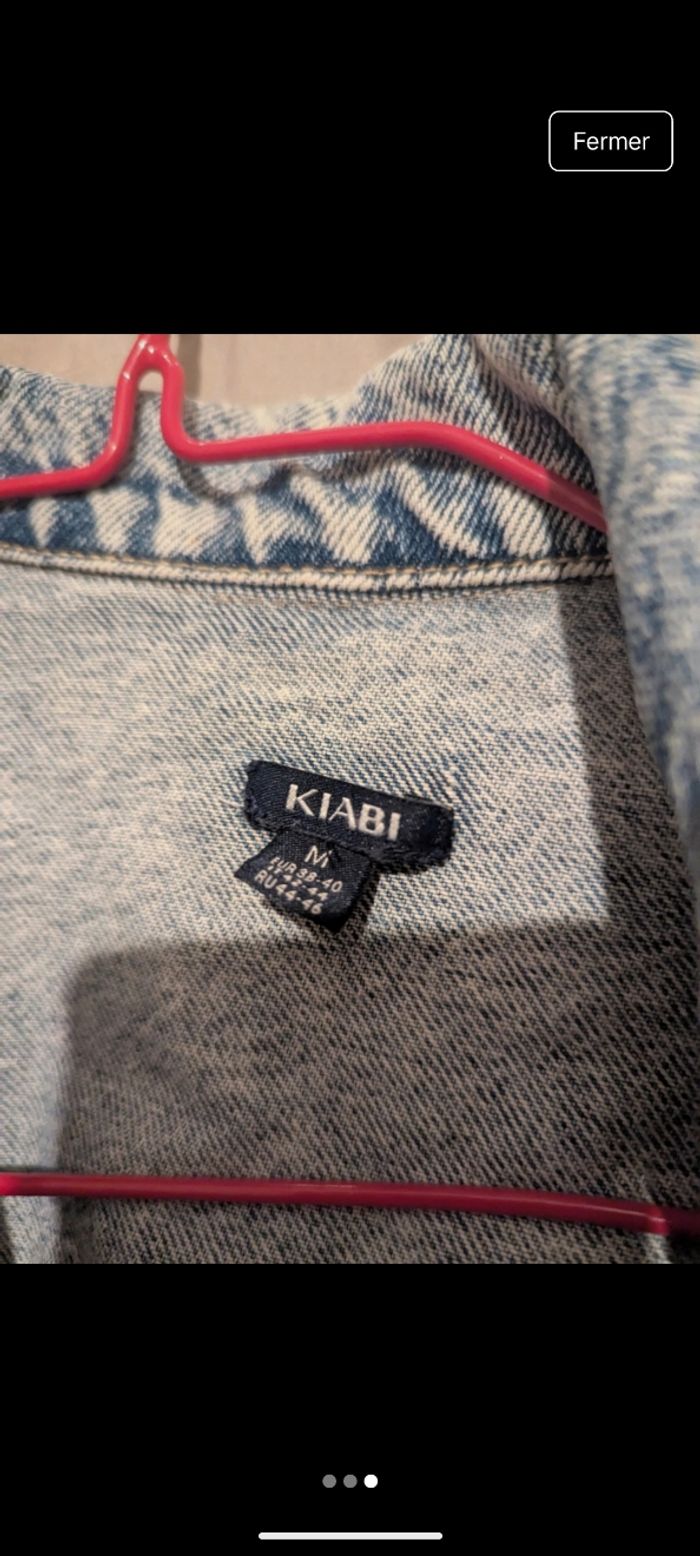 Veste en jeans Kiabi taille M - photo numéro 3