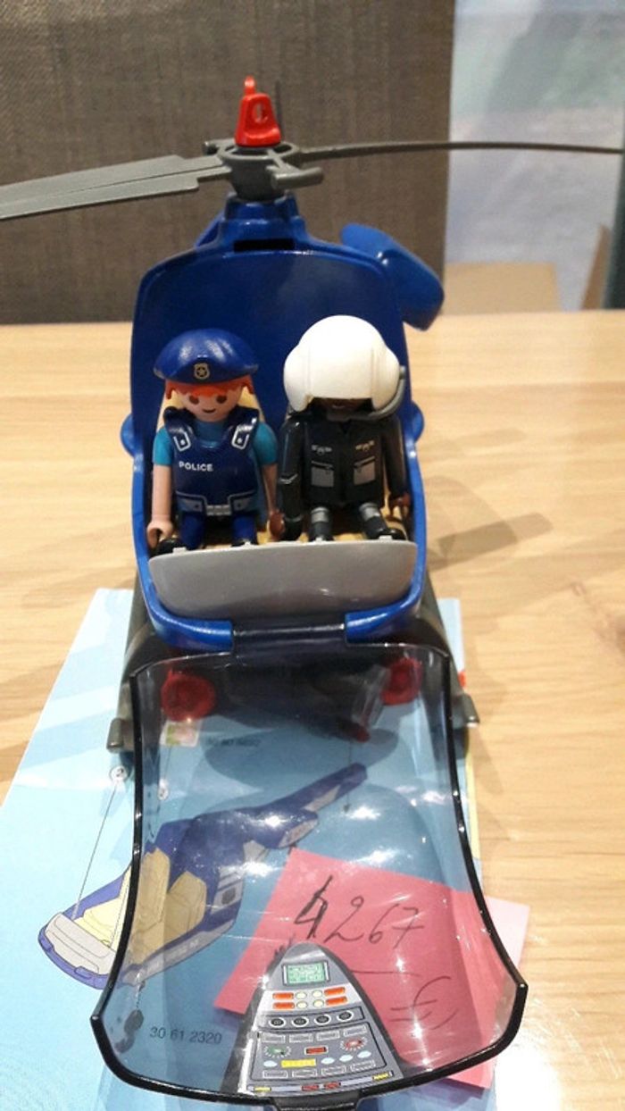 Hélicoptère de police playmobil - photo numéro 2