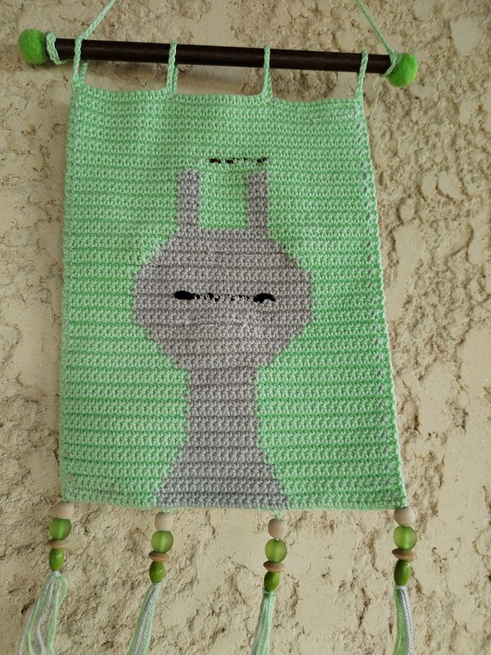 Tableau crochet Girafe Déco Girafe - photo numéro 5